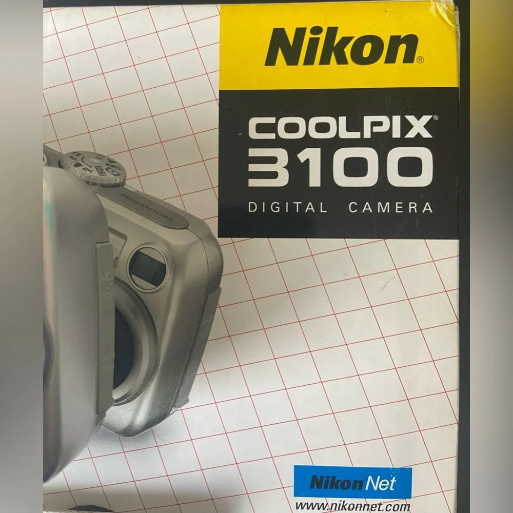Nikon Coolpix 3100 3.2 MP Silver Compact Digital Camera
